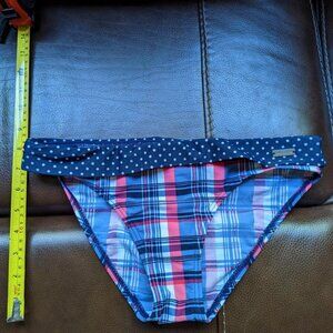 Brand New Blue and Red Lascana' Venus Bikini size 4. Very pretty.